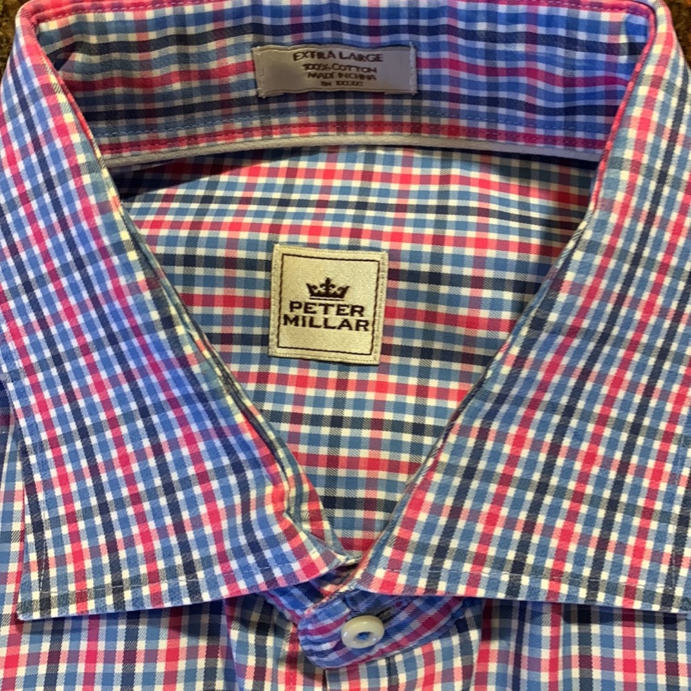 Peter Millar long sleeve button down shirt